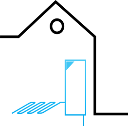 Gruntowa pompa ciepła - ikona