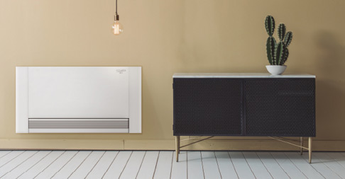 Pompa ciepła Panasonic zamontowana w pokoju