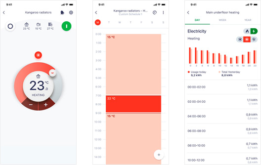 Sterowanie aplikacją