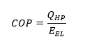 wzór współczynnika COP